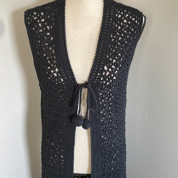 Population maxi knit vest - Picture 2 of 8